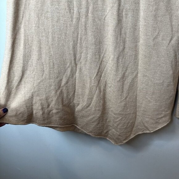 Joie TurtleNeck Sweater‎ Womens M Brown Cashmere Wool Blend Luxury Neutral Soft - Picture 5 of 12